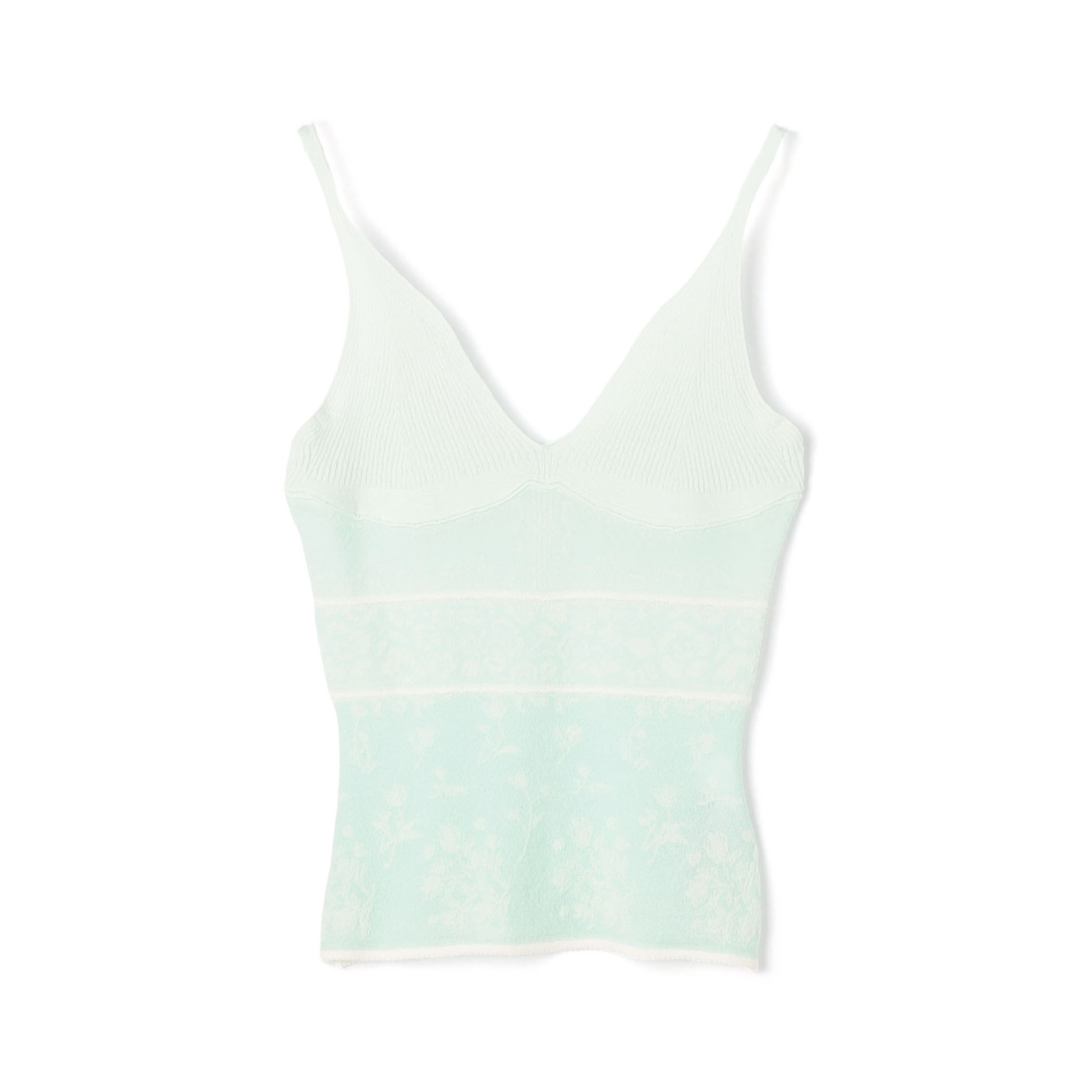 Mame Kurogouchi Floral Jacquard Knit Camisole Top ジャカード