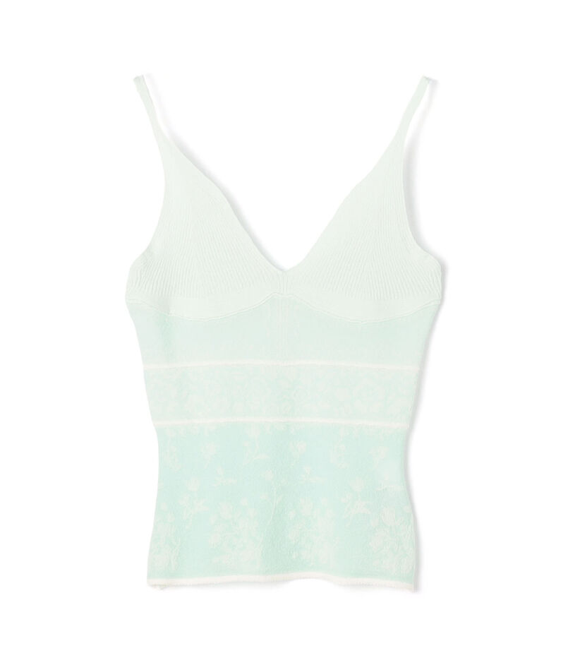 Mame Kurogouchi Floral Jacquard Knit Camisole Top ジャカードキャミソール