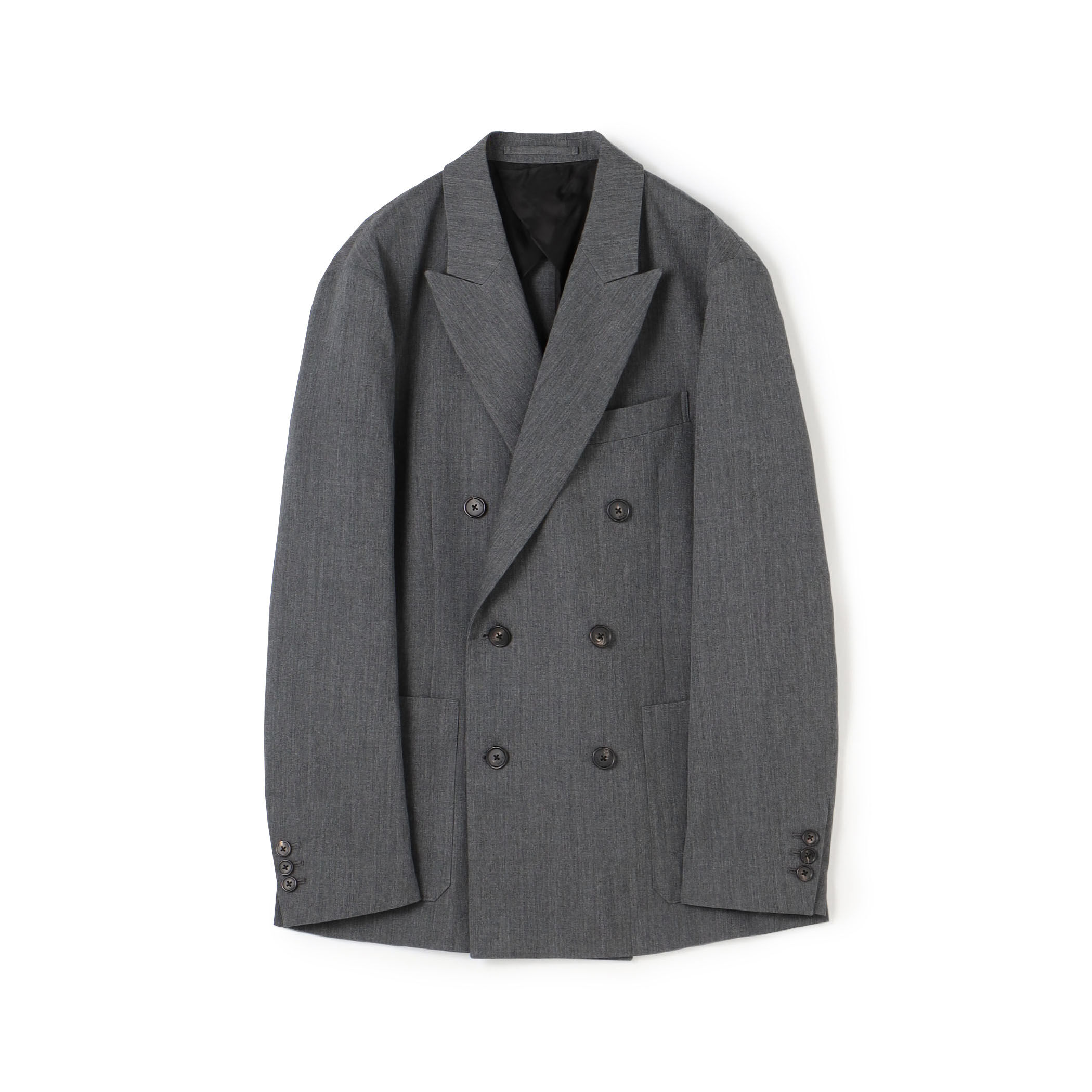 CABaN ライトウールギャバジン ダブルブレストジャケット