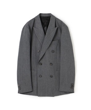 CABaN ライトウールギャバジン ダブルブレストジャケット