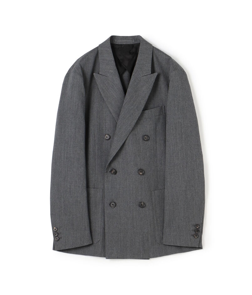 CABaN ライトウールギャバジン ダブルブレストジャケット