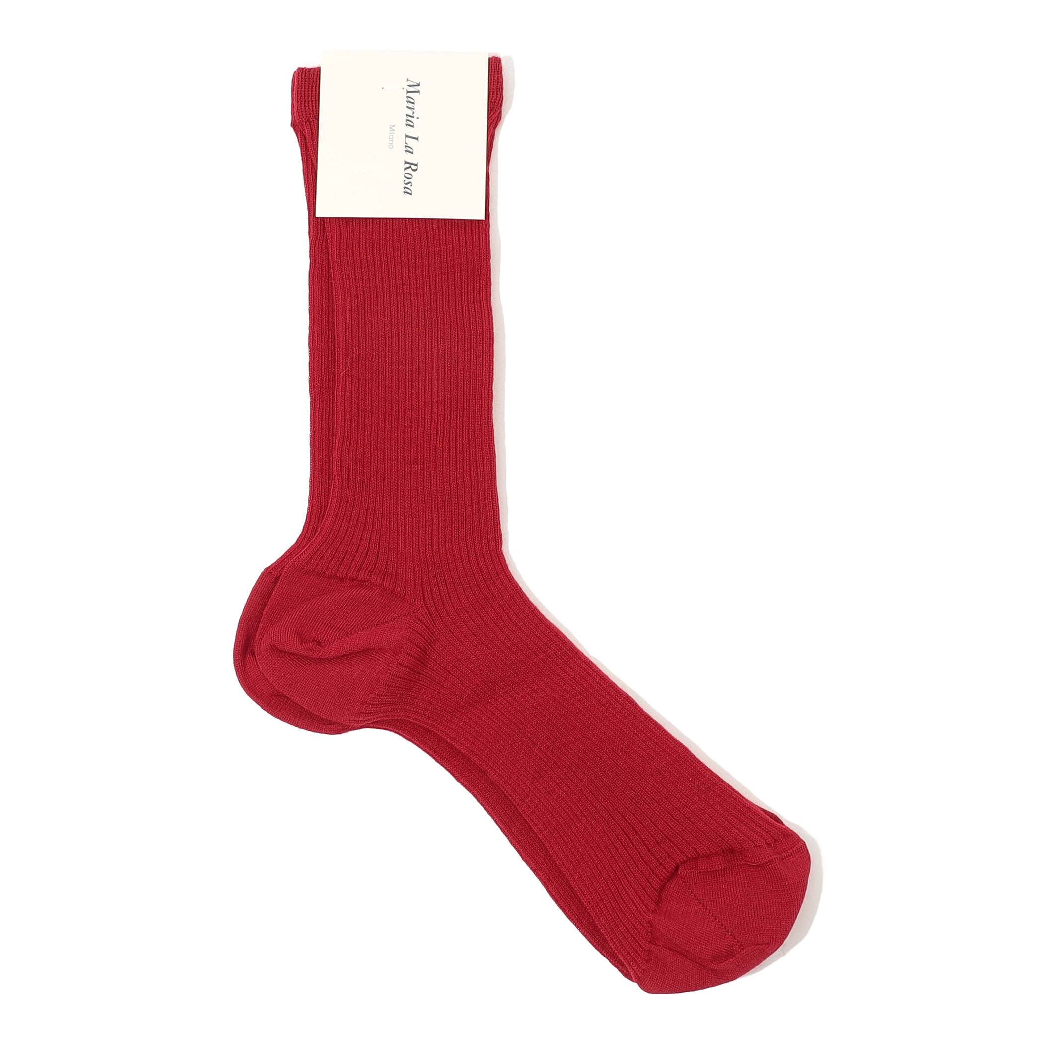 新品＊Maria La Rosa＊靴下＊ソックス＊ゴールド＊メタリック＊シルク One Ribbed Laminated Silver – SOCKSTORE™