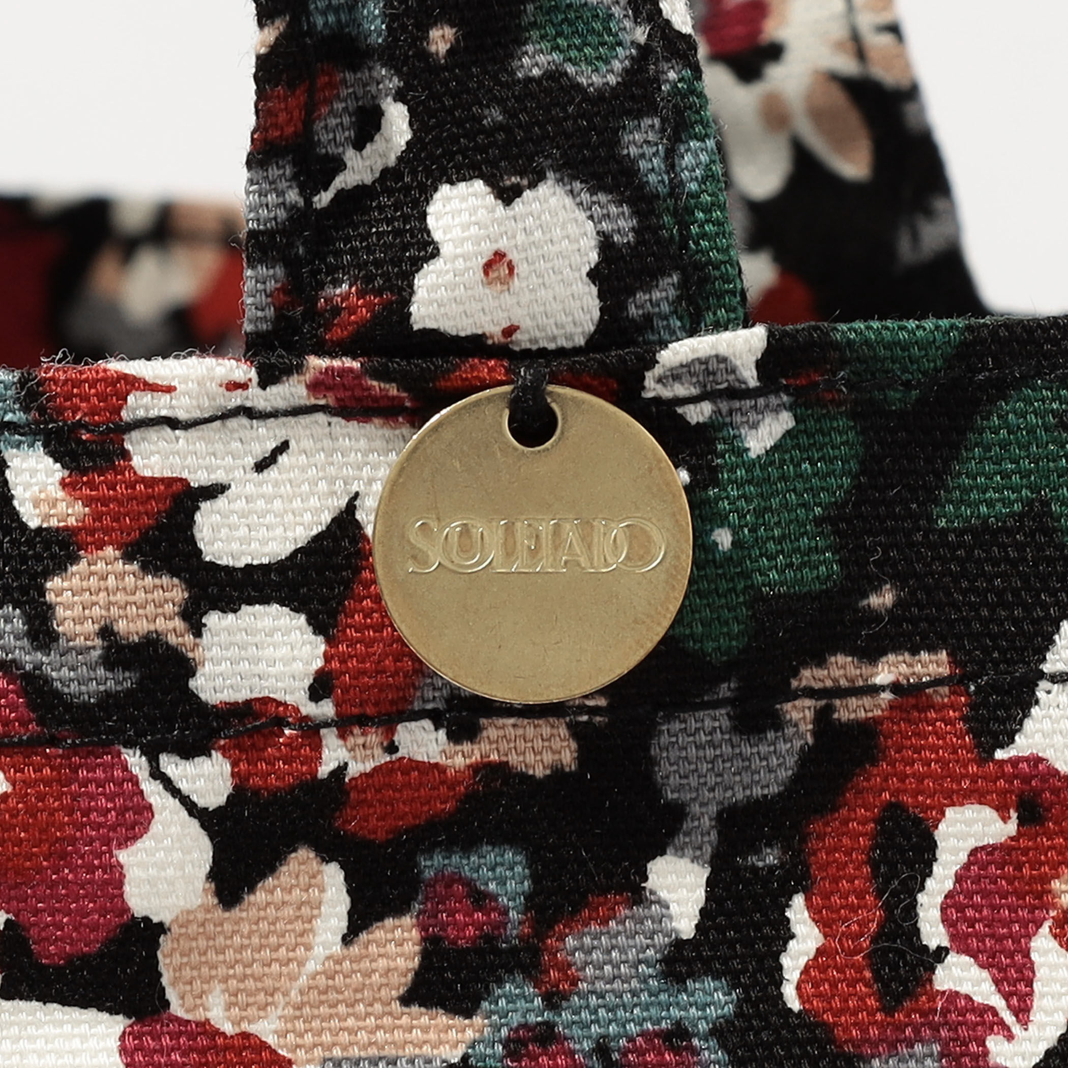 SOULEIADO コットンオックス ポケッタブルトートバッグ