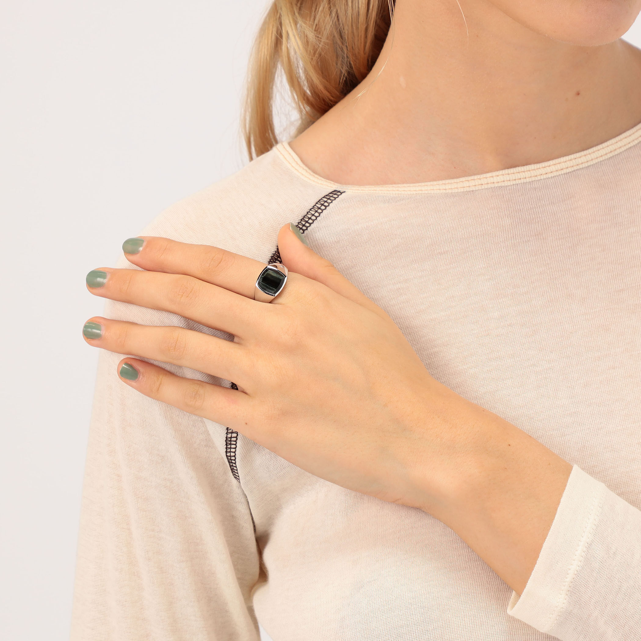 新品正規品 Tom Wood kay blue hawk eye リング TOMWOOD トムウッド Kay Ring Blue Hawk Eye ケイリング ブルー