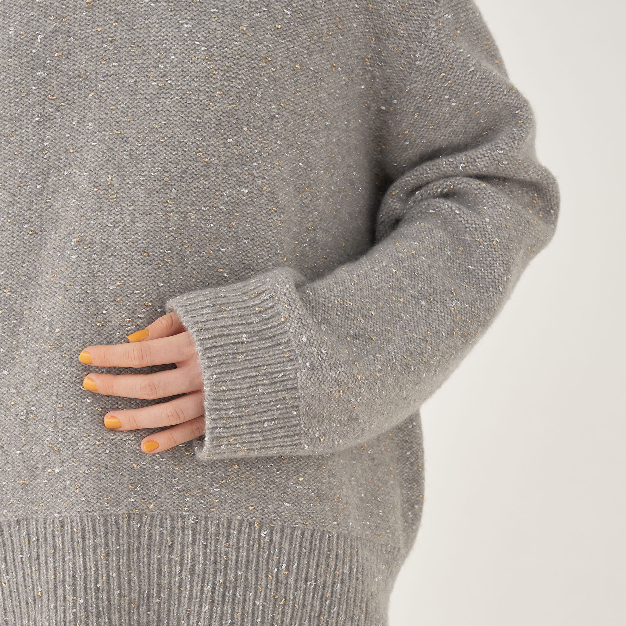 ラメカシミヤ クルーネックプルオーバー｜トゥモローランド 公式通販