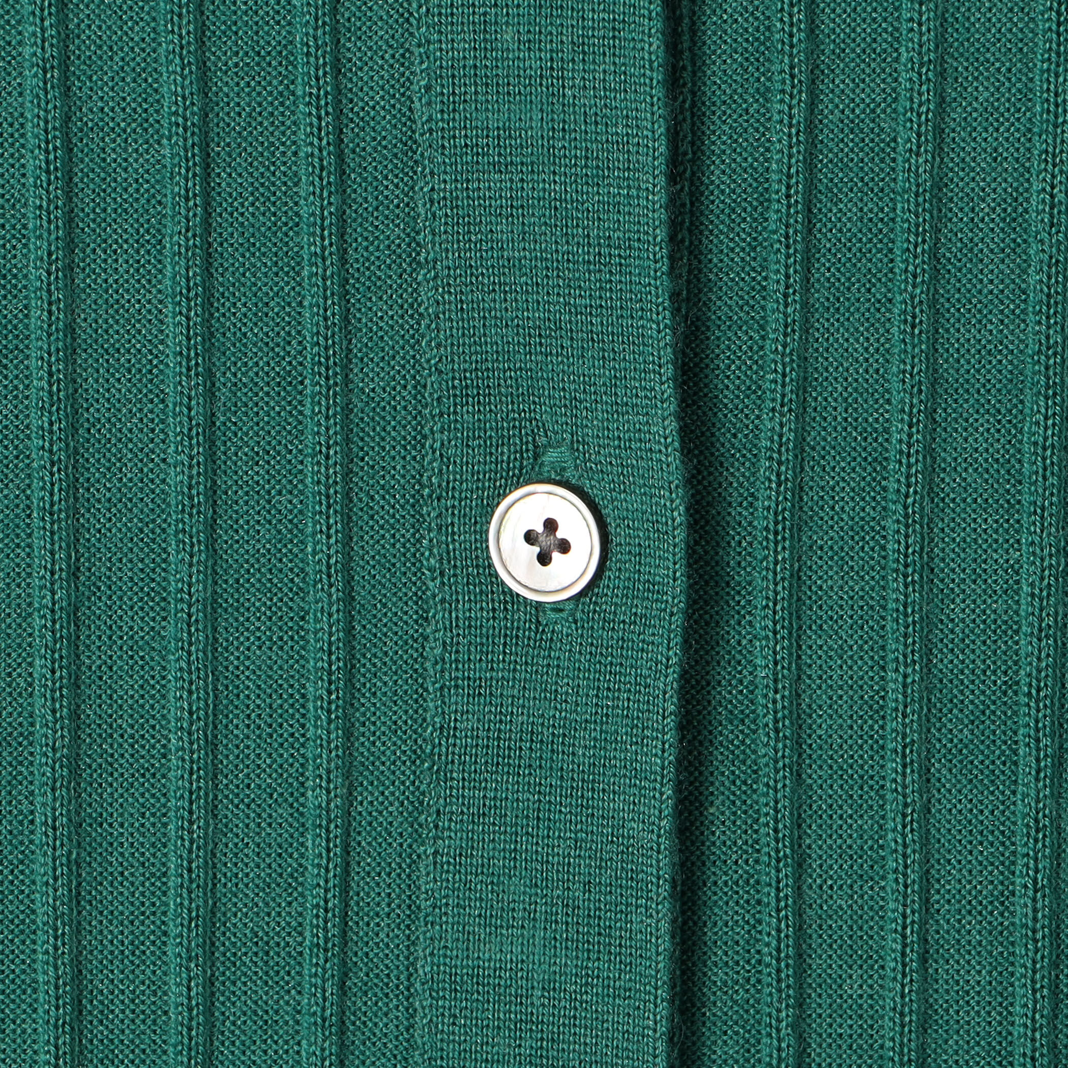 カシミヤシルクリブ クルーネックカーディガン