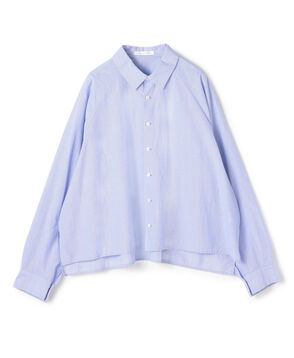 コットン ラグランスリーブシャツ
