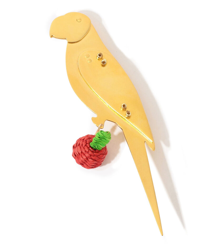 【別注】MERCEDES SALAZAR GOLDEN BIRD ブローチ