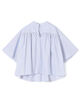 コットンブロード ギャザーブラウス