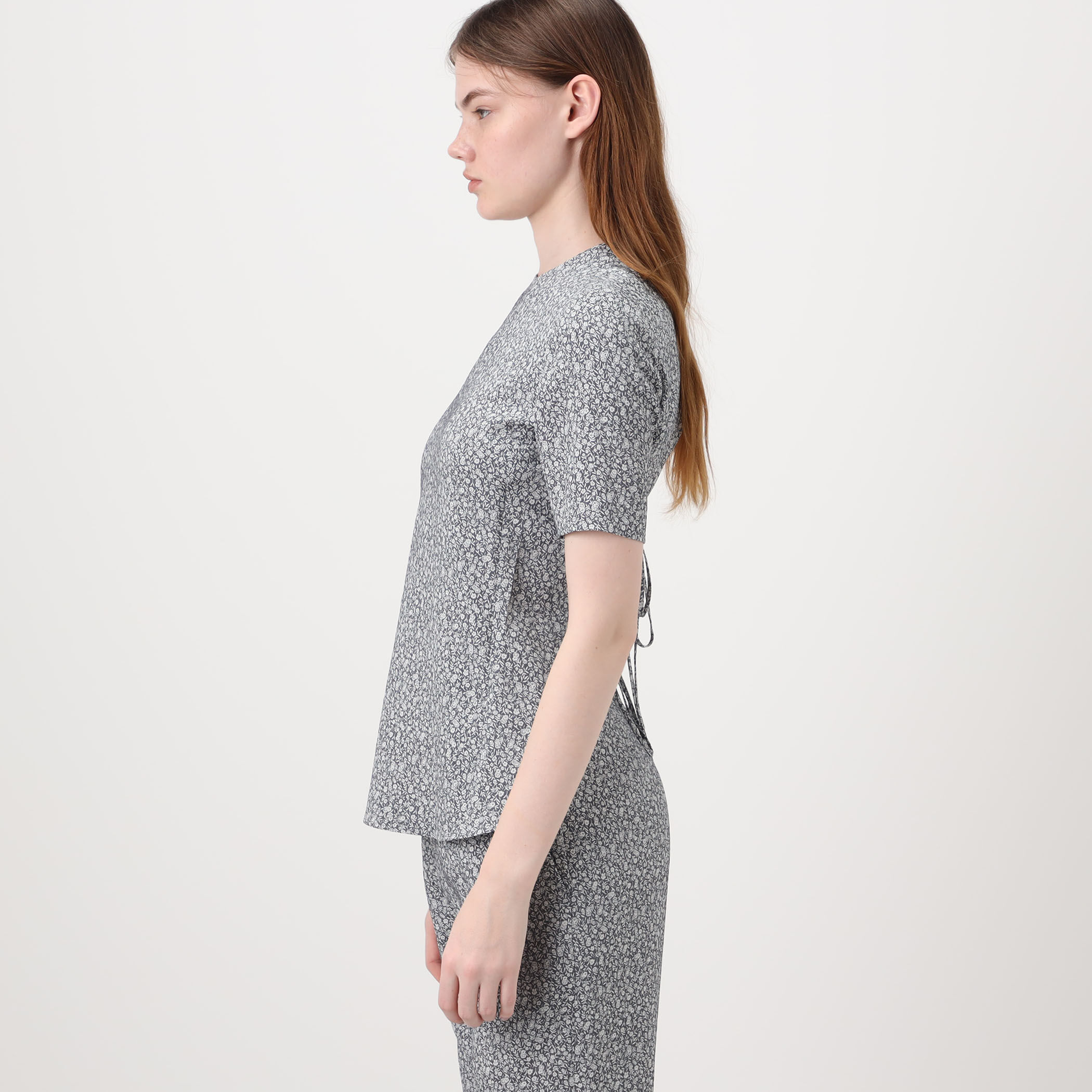 Mame Kurogouchi Floral Jacquard Open Back Top ジャカード オープン