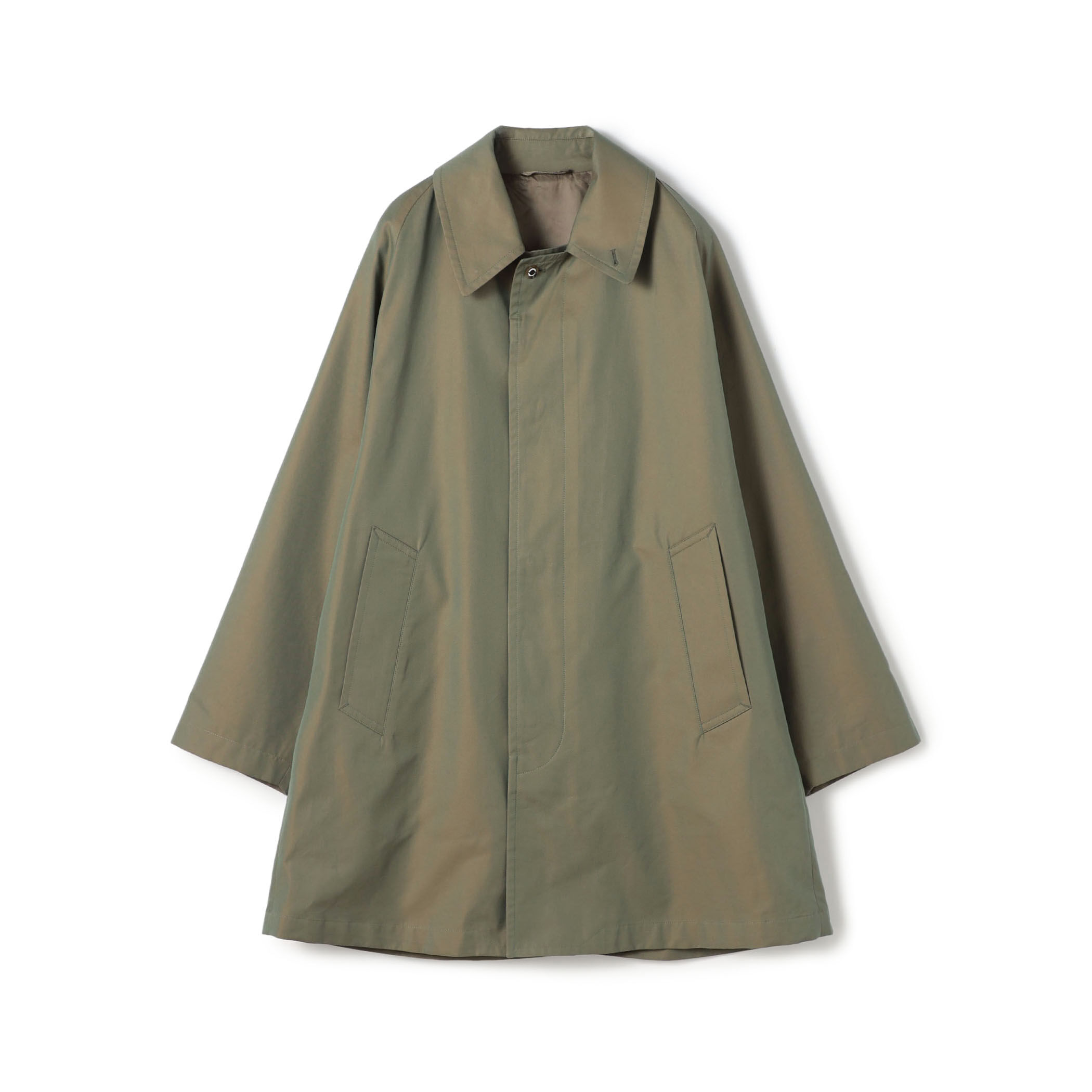 別注】INVERTERE コットンシルクギャバジン ステンカラーコート