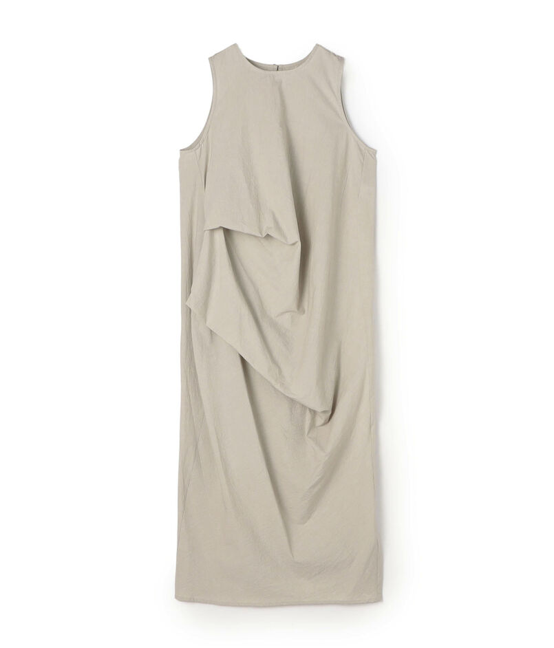 LAUREN MANOOGIAN RIPSTOP アシンメトリータックワンピース