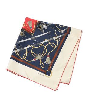 ATELIER TOMORROW TASSEL シルクスカーフ