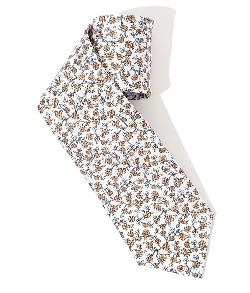 ERRICO FORMICOLA シルクプリント 花柄ネクタイ