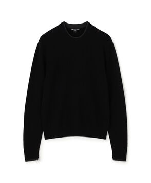 コントラストトリム カシミヤ クルーネックニット MISC3814