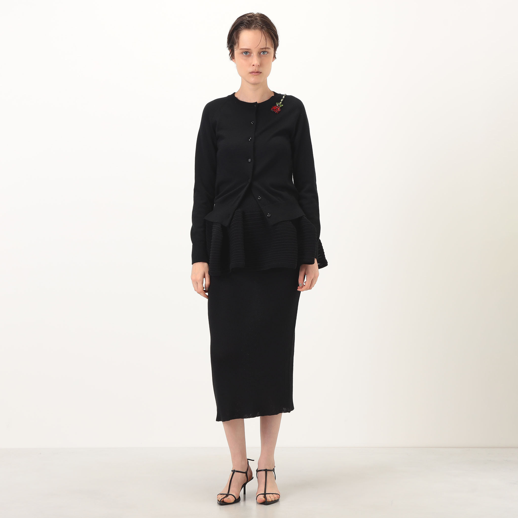 Simone Rocha CARDIGAN W/ EMB エンブロイダリー カーディガン