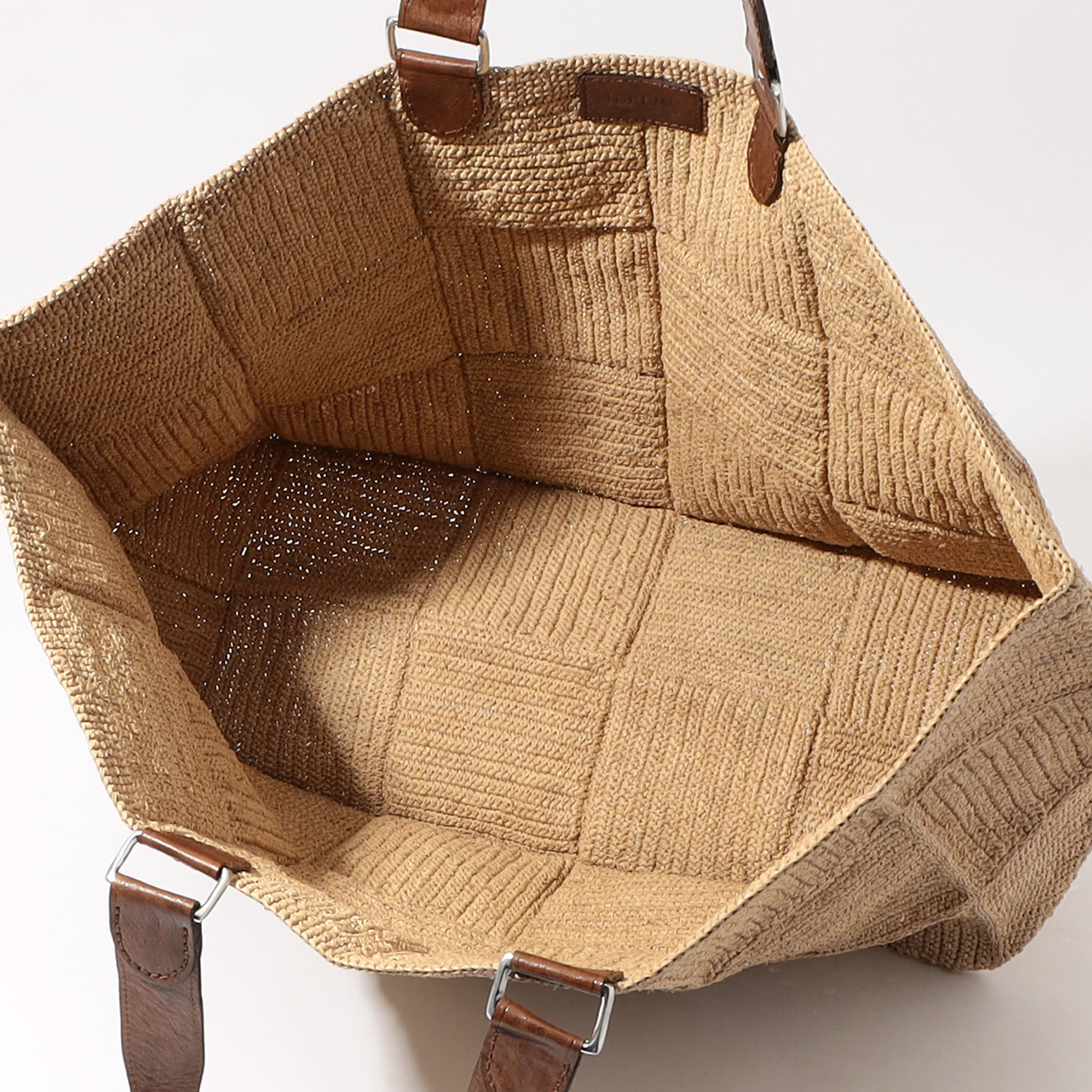 トートバッグ IBELIV SS25 MIRAY BAG (MIRAY DARK) IBELIV MIRAY ラフィア トートバッグ｜トゥモローランド 公式通販