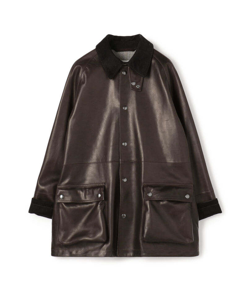 スムースカーフ ラグランスリーブコート