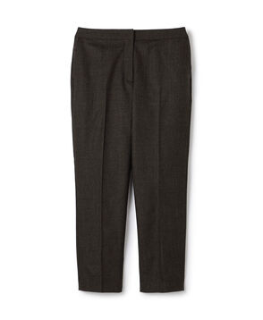 フランネルウールストレッチ シガレットパンツ