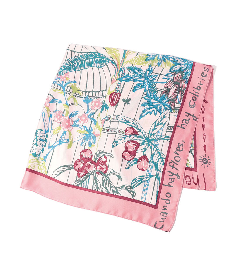 MANIPURI GARDEN シルクスカーフ