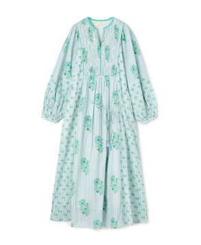 ne Quittez pas PRINT SHIRRING ドレス