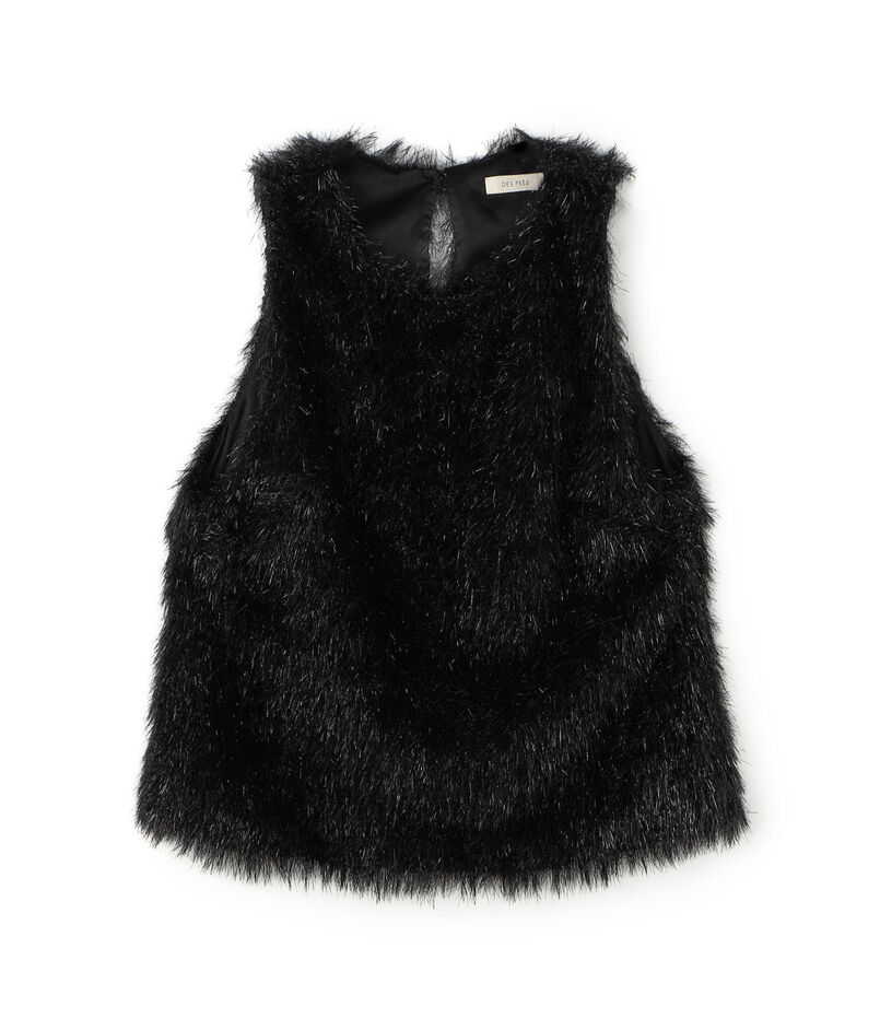 レイニーシャギー クルーネックベスト