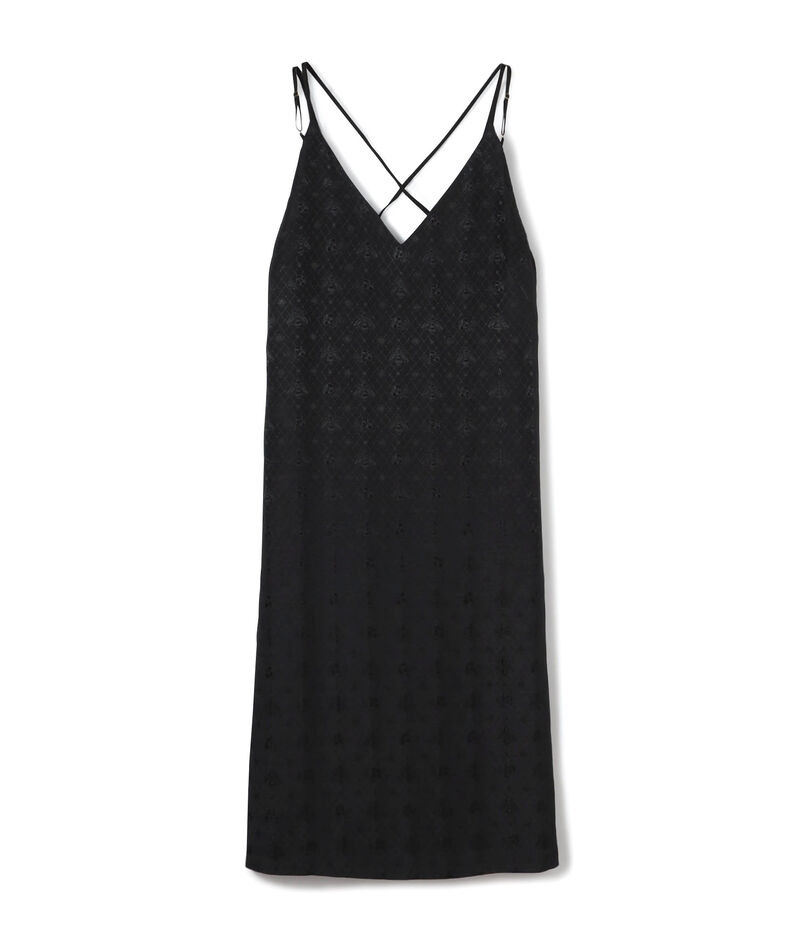 ポリエステルレーヨンプリント キャミソールワンピース