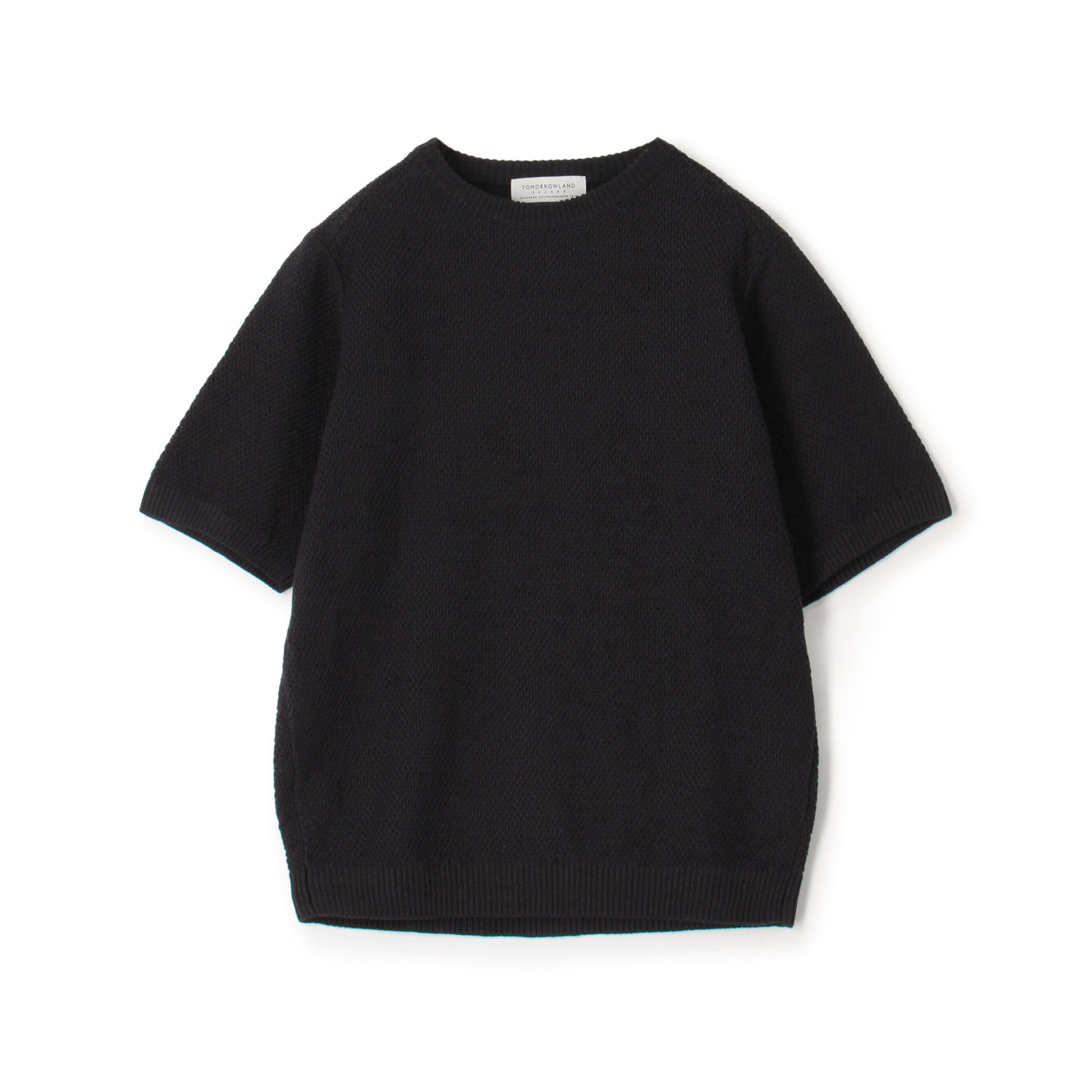 TOMORROWLAND tricot コットンリネン クルーネックプルオーバーニット