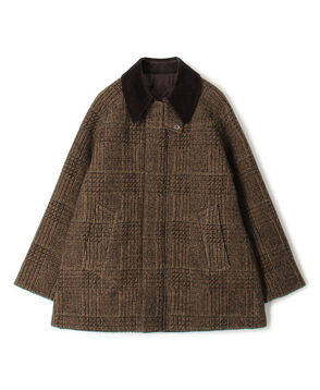 ウールレーヨンブークレ フィールドコート