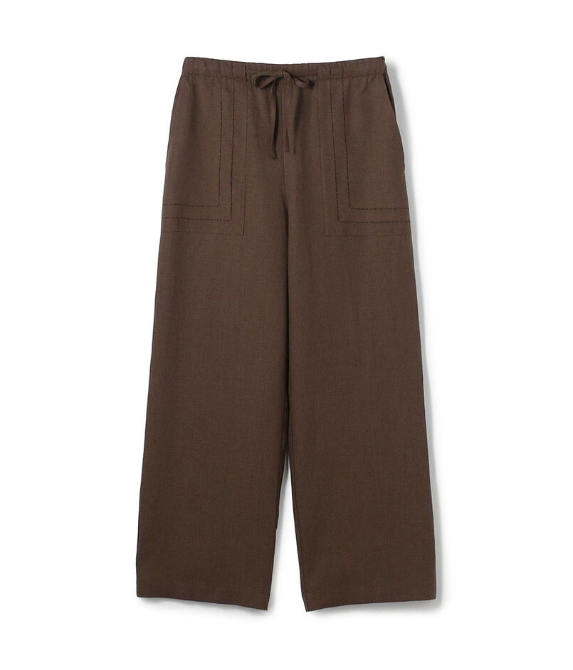 【WEB先行予約】フレンチリネン イージーストレートパンツ