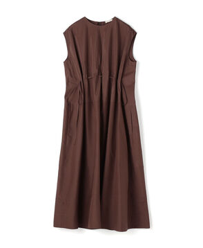 【WEB先行予約】コットンシルクタイプライター ギャザードレス