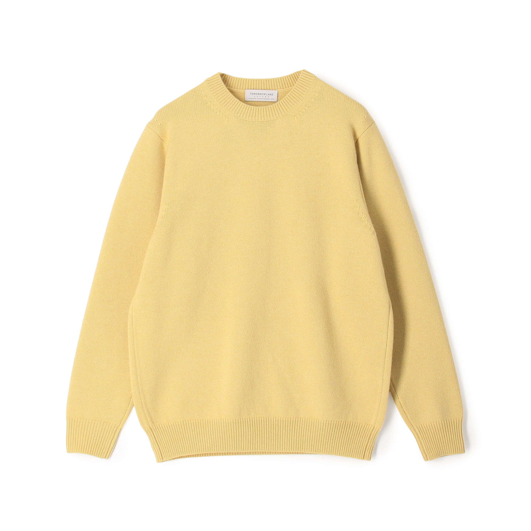 トゥモローランド スーパーファインラムウール クルーネックプルオーバーニット TOMORROWLAND スーパーファインラムウール クルーネックプルオーバー