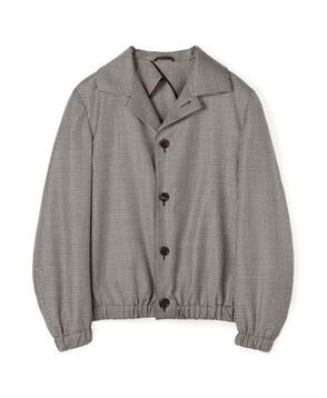 Belvest ウール チェックブルゾン