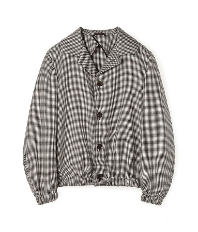Belvest ウール チェックブルゾン
