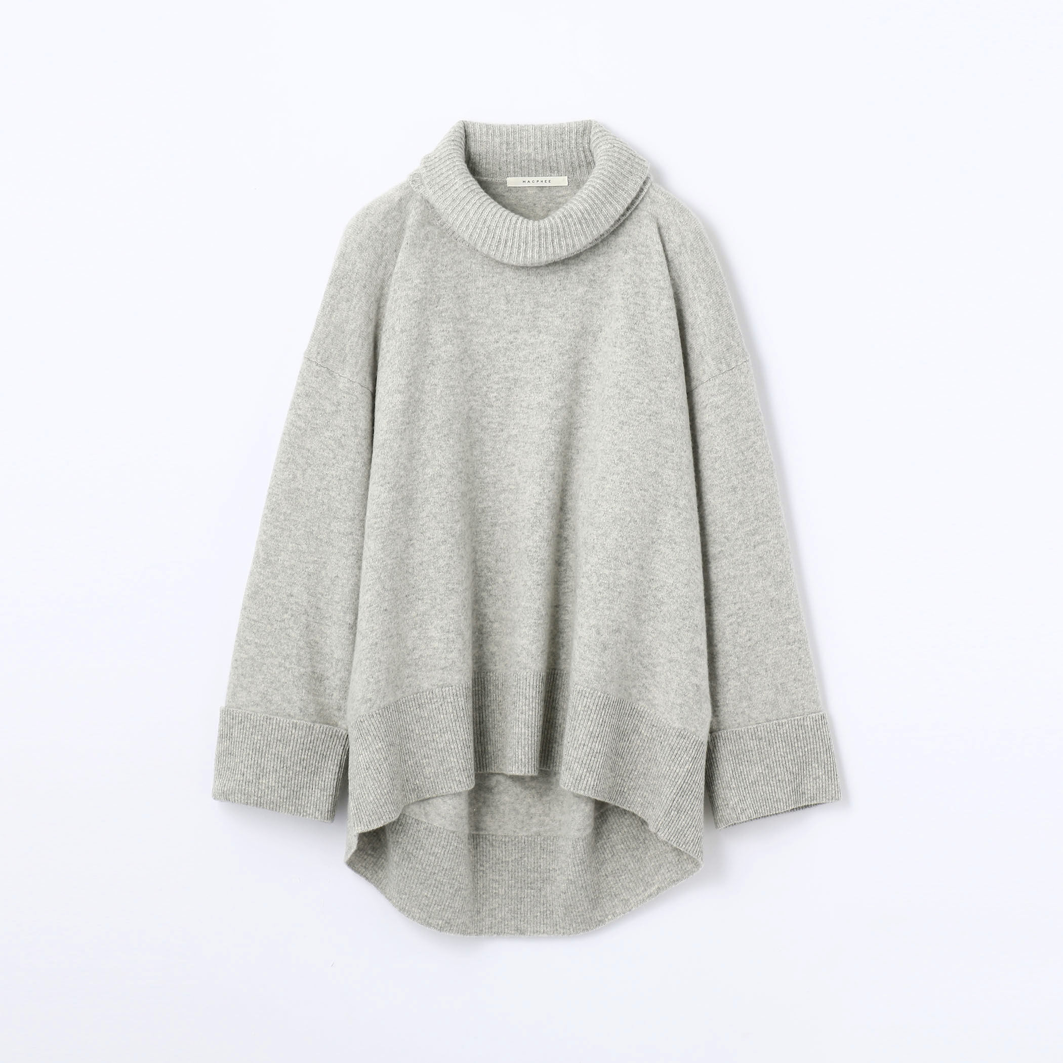 MACPHEE（マカフィー）の「ラムカシミヤ タートルネックプル