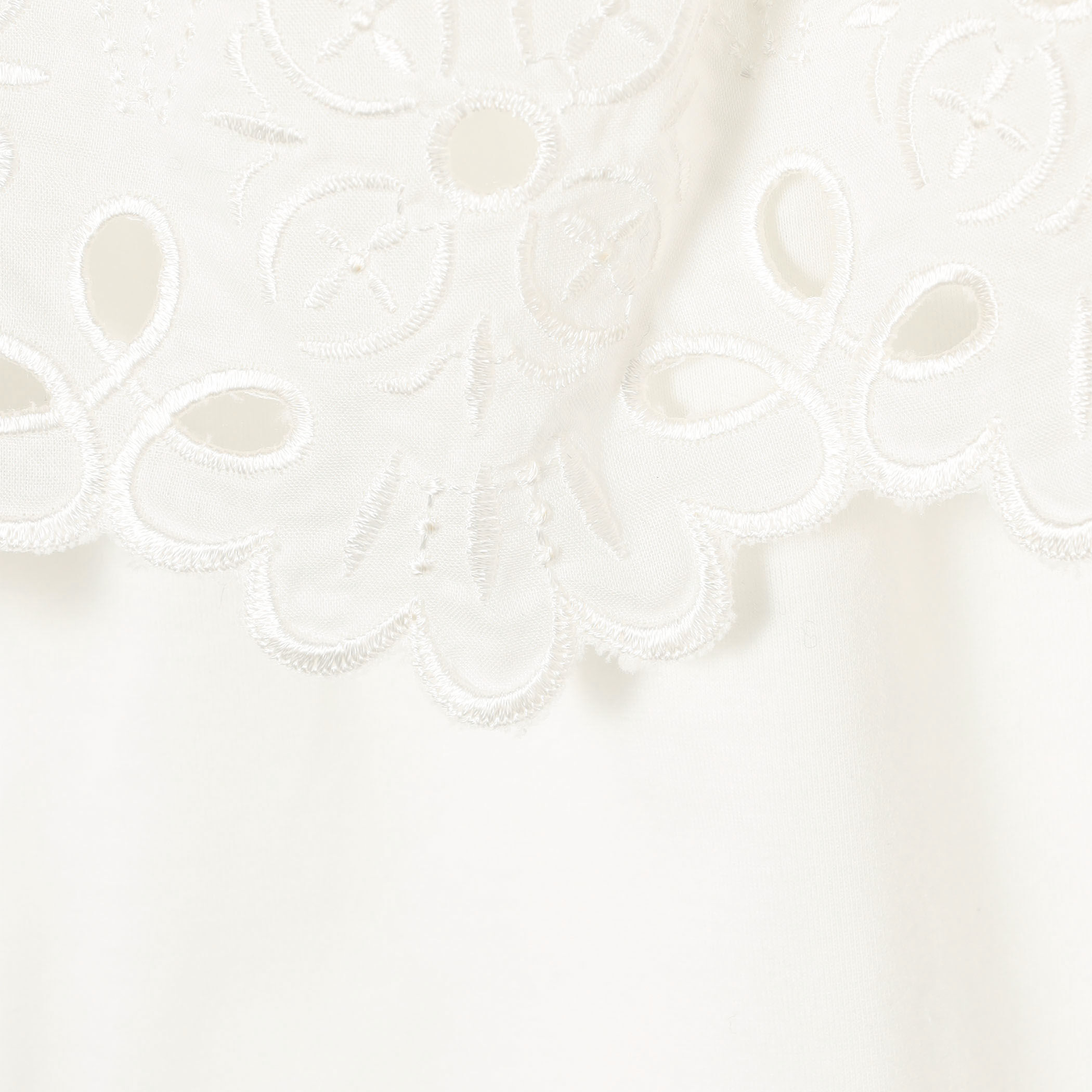 レースコンビ ラッフルフレアブラウス｜トゥモローランド 公式通販