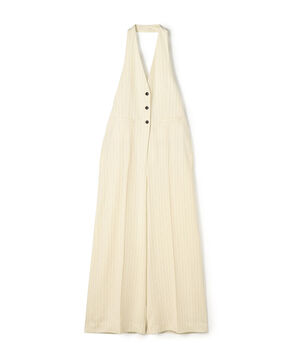 ウールドスキン ホルターネックジャンプスーツ