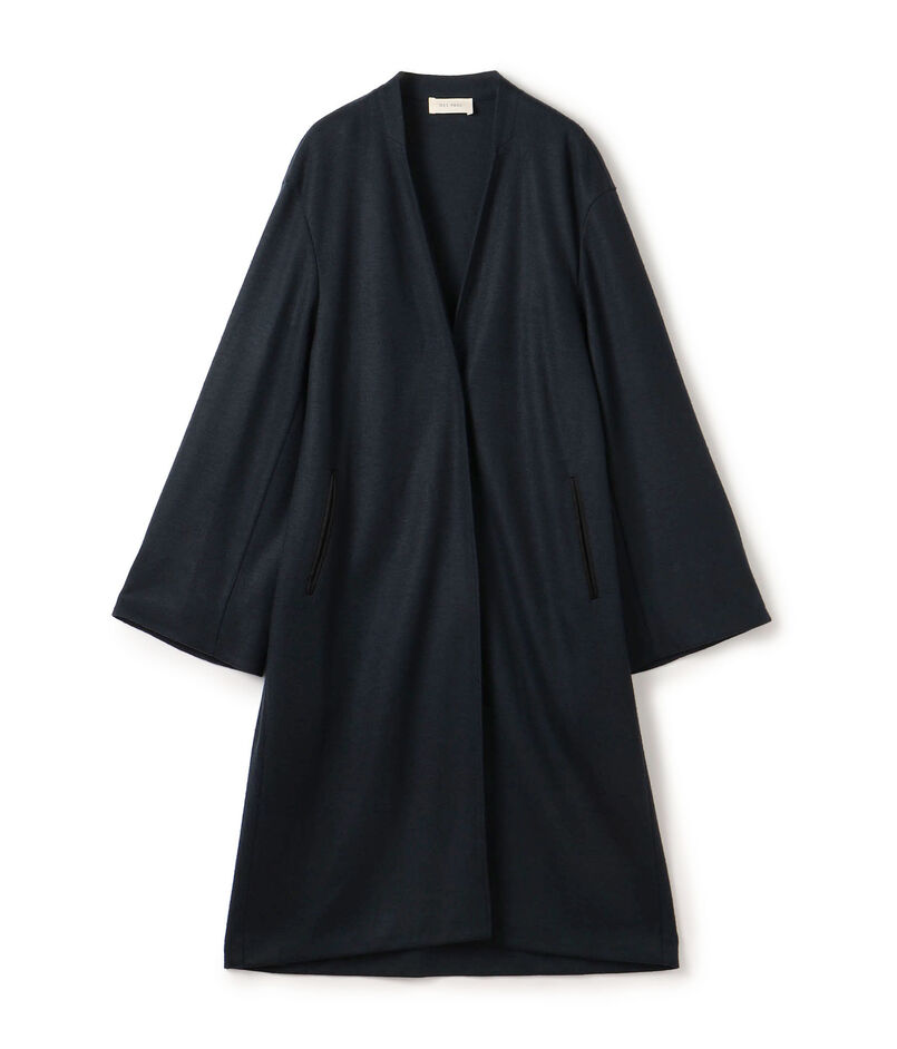 ニットコンビネーション ロングコート