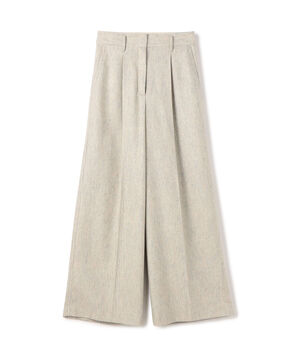 メランジカルゼ タックワイドパンツ