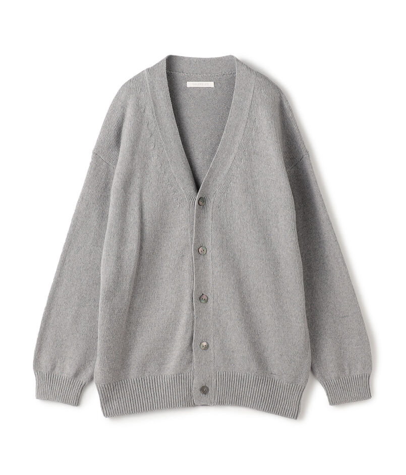 ■コットンカシミヤ Vネックカーディガン