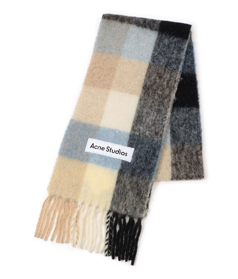 ■Acne Studios モヘヤチェックスカーフ