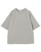 コットンポリエステル クルーネックプルオーバー