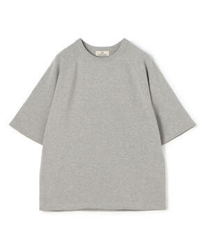 コットンポリエステル クルーネックプルオーバー