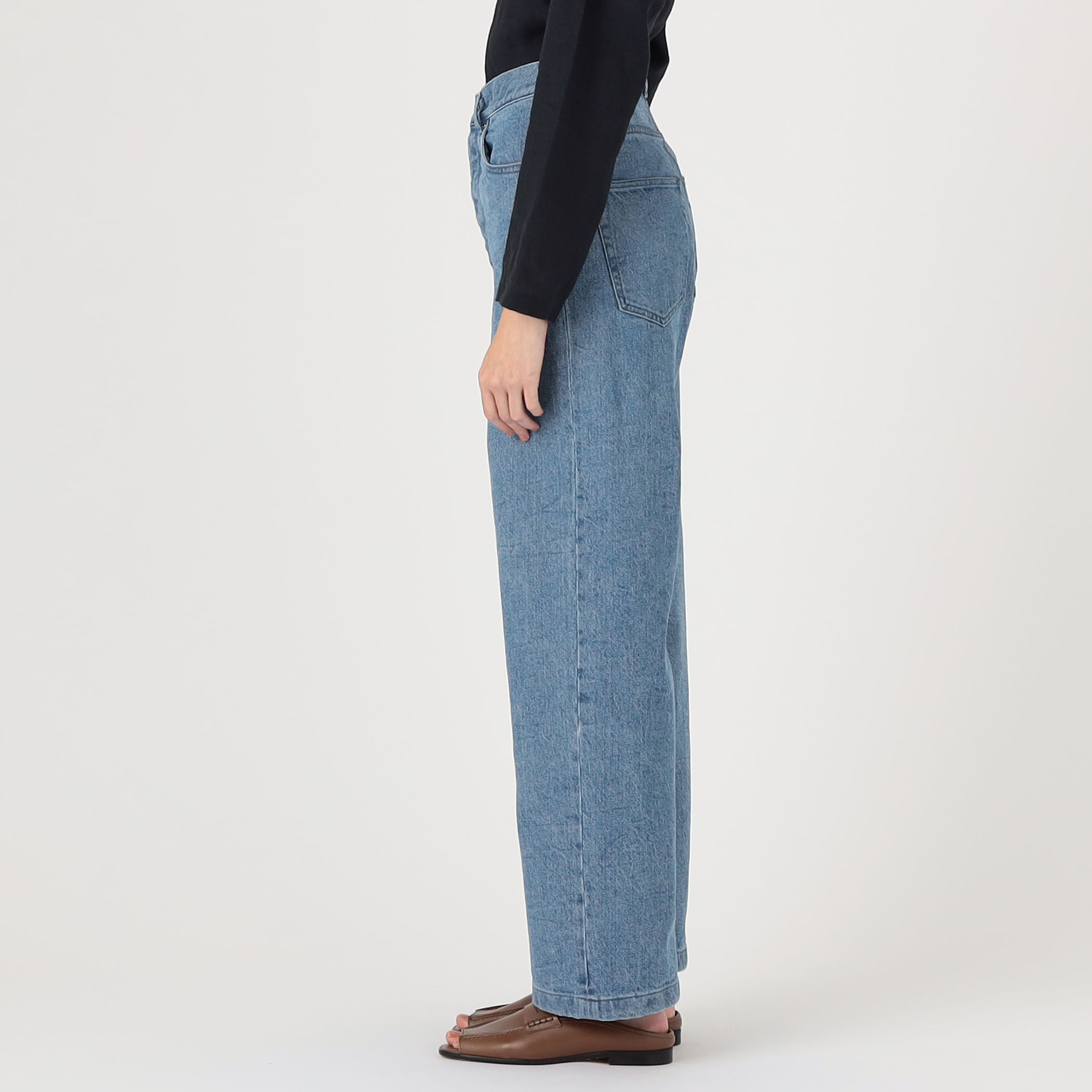 GALERIE VIE ハイツイストデニム ハイツイストデニム ストレートパンツ | GALERIE VIE (Women