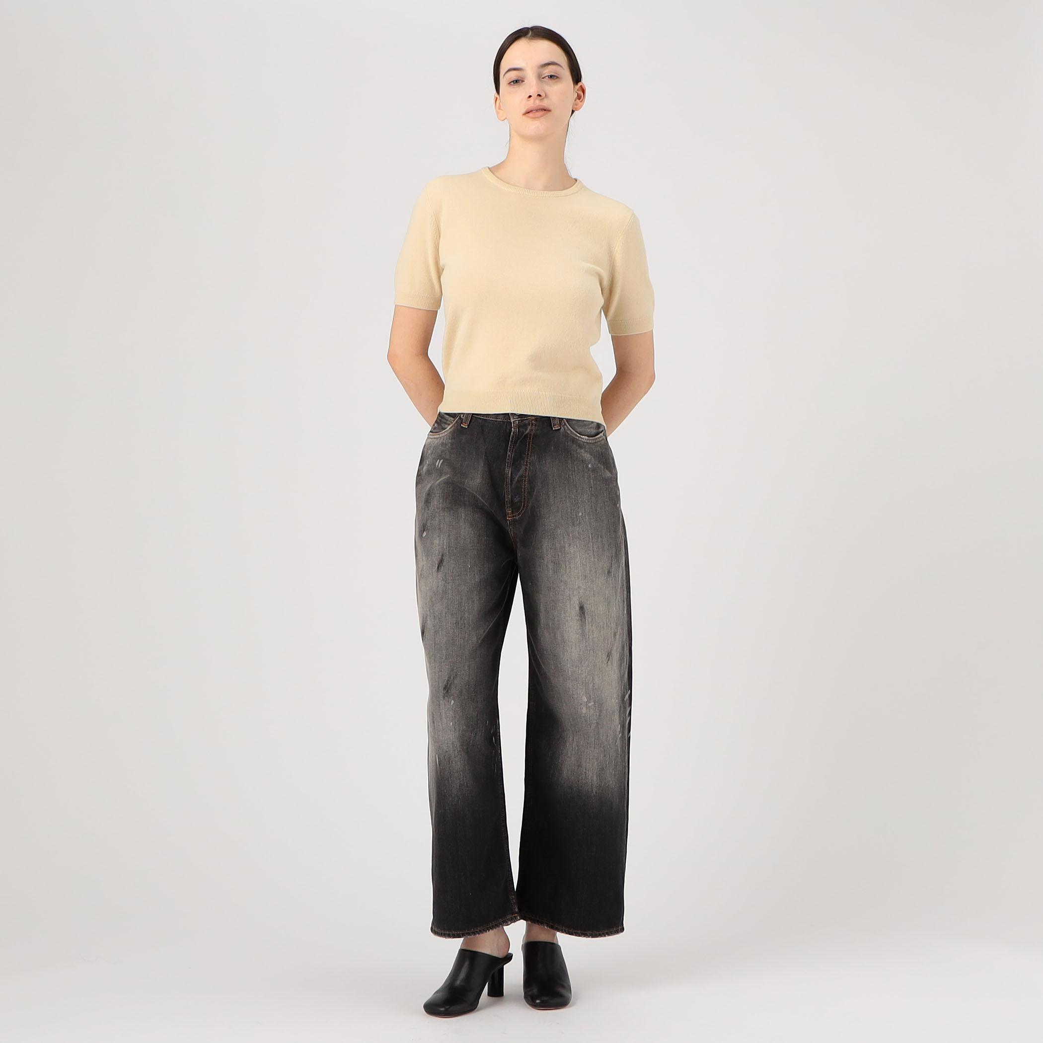 Acne Studios 2023 U BLACK TRAFALGAR デニムパンツ｜トゥモローランド