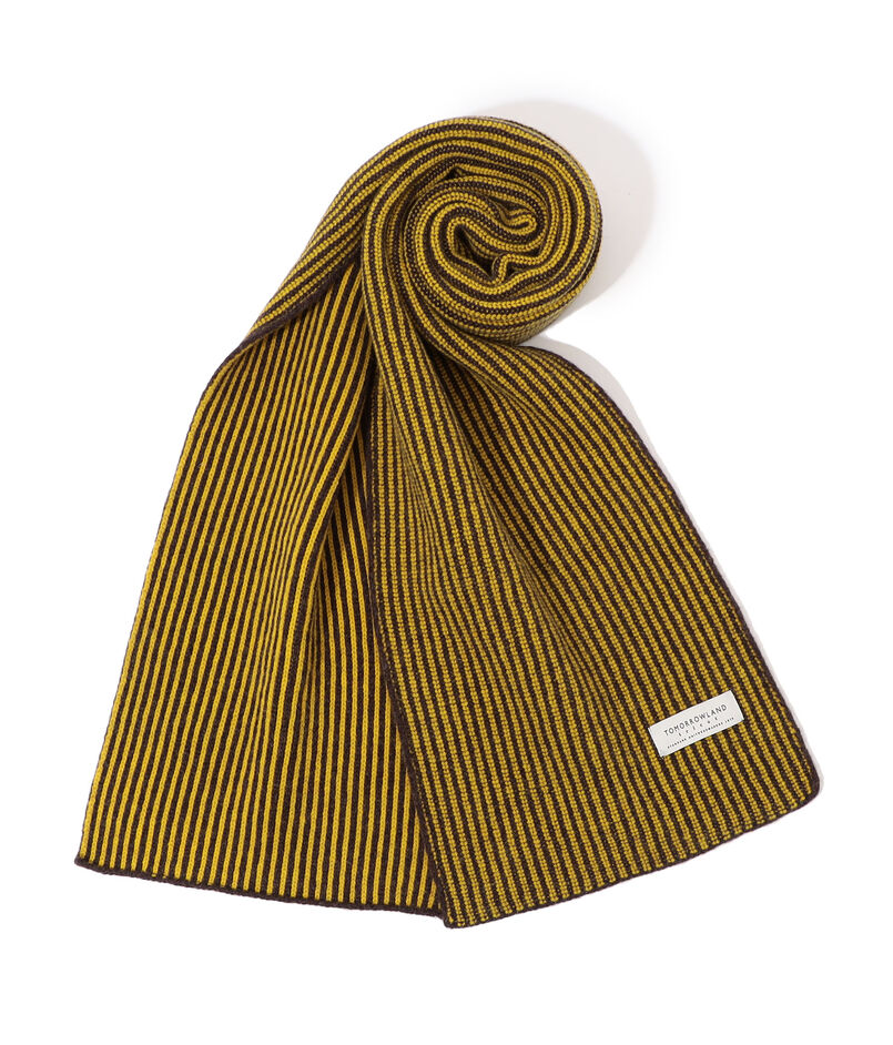 ウールストライプマフラー