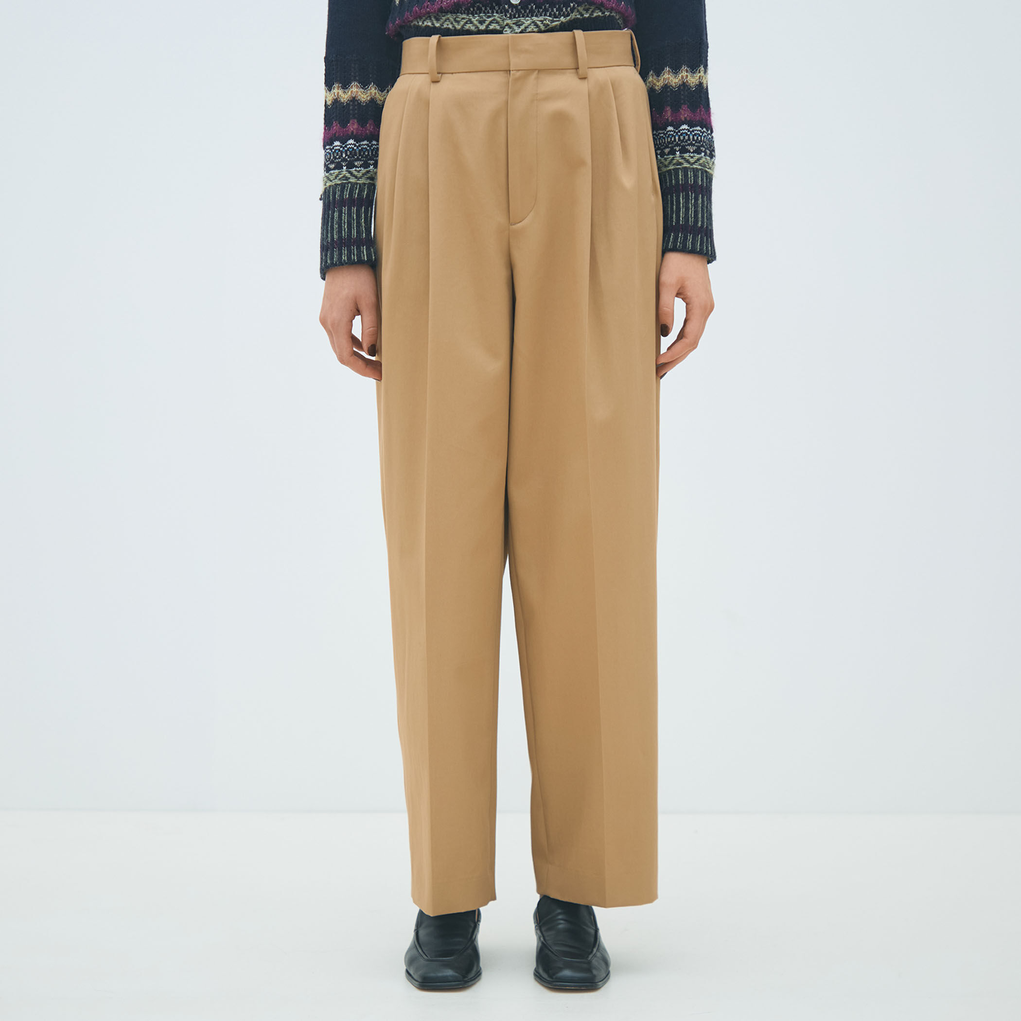 マカフィー コットンチノ タックワイドパンツ 楽天市場】SOFTHYPHEN(ソフトハイフン) ORGANIC COTTON CHINO