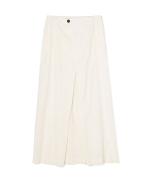 ■リネンストレッチ ラップスカート