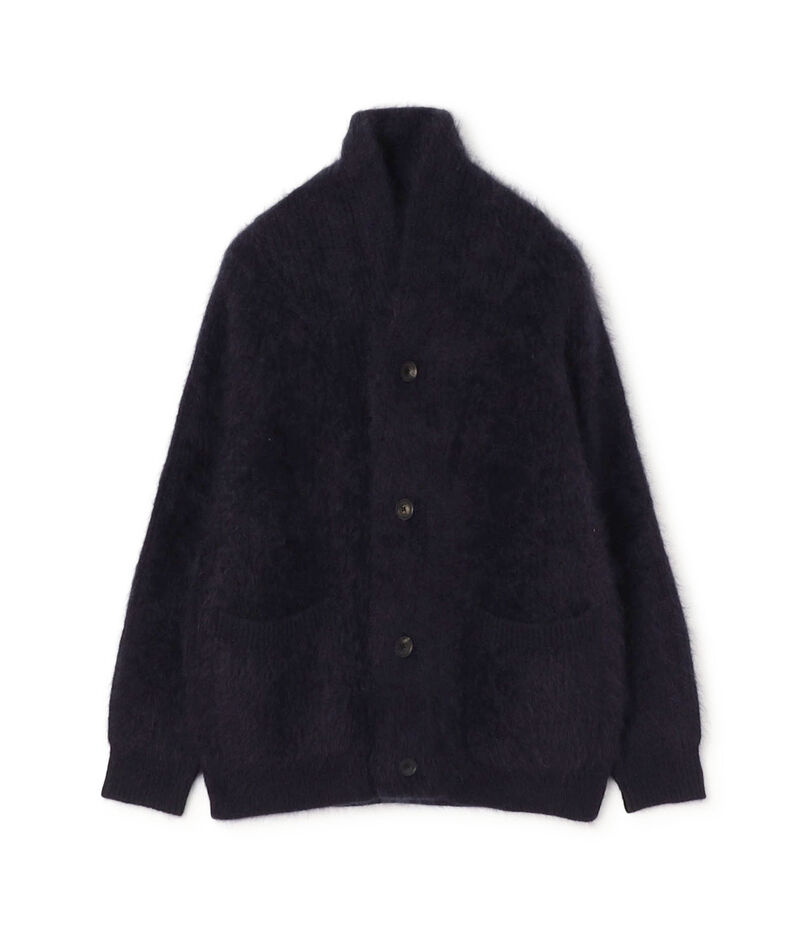 【WEB先行予約】TOMORROWLAND tricot ウールファー ショールカラーカーディガン