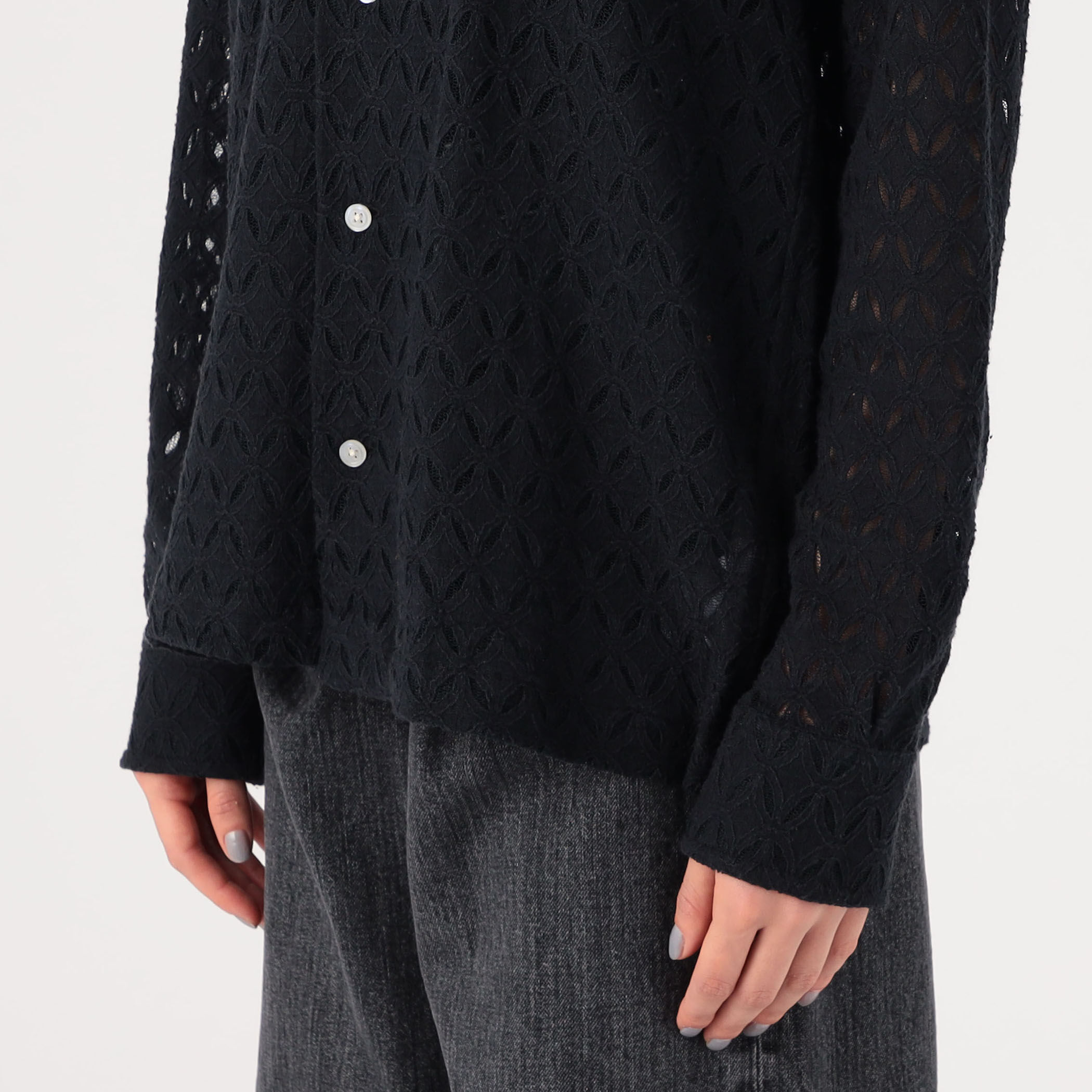 BODE LATTICE LACE LONG SLEEVE SHIRT|トゥモローランド 公式通販 BODE LATTICE LACE LONG SLEEVE SHIRT|トゥモローランド 公式通販
